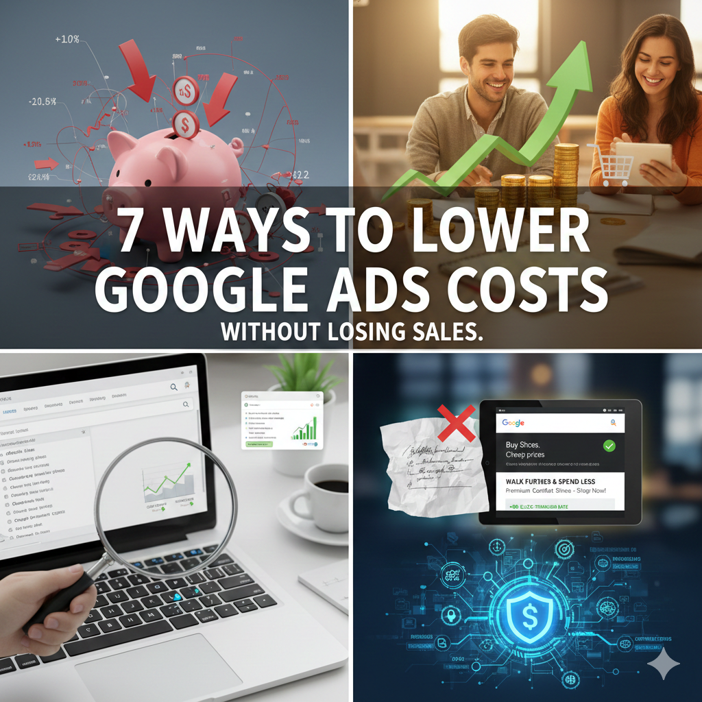 7 Ways to Lower Google Ads Costs Without Losing Sales